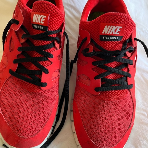 👟🌺Nike sneakers in red, black and white - Picture 9 of 9